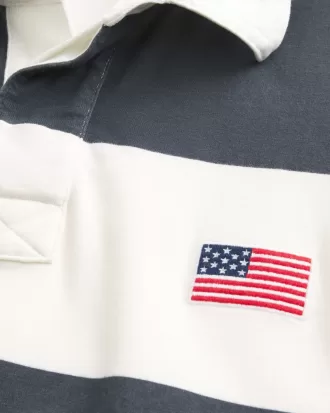 Boxy Heavyweight Rugby Polo,Boxy Heavyweight Rugby Polo