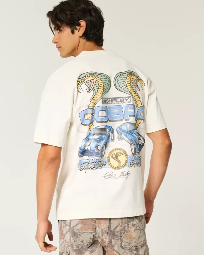 Boxy Heavyweight Shelby Cobra Graphic Tee,Boxy Heavyweight Shelby Cobra Graphic Tee Boxy Heavyweight Shelby Cobra Graphic Tee,Boxy Heavyweight Shelby Cobra Graphic Tee