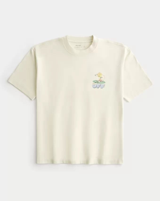 Boxy Heavyweight Tweety Golf Graphic Tee,Boxy Heavyweight Tweety Golf Graphic Tee Boxy Heavyweight Tweety Golf Graphic Tee,Boxy Heavyweight Tweety Golf Graphic Tee