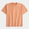 Boxy Heavyweight Washed Cotton Crew T-Shirt,Boxy Heavyweight Washed Cotton Crew T-Shirt