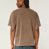 Boxy Heavyweight Washed Crew T-Shirt,Boxy Heavyweight Washed Crew T-Shirt