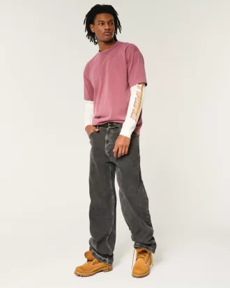 Boxy Heavyweight Washed Crew T-Shirt,Boxy Heavyweight Washed Crew T-Shirt Boxy Heavyweight Washed Crew T-Shirt,Boxy Heavyweight Washed Crew T-Shirt