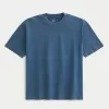Boxy Heavyweight Washed Crew T-Shirt,Boxy Heavyweight Washed Crew T-Shirt