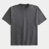 Boxy Heavyweight Washed Crew T-Shirt,Boxy Heavyweight Washed Crew T-Shirt