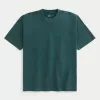 Boxy Heavyweight Washed Crew T-Shirt,Boxy Heavyweight Washed Crew T-Shirt