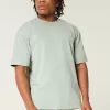 Boxy Heavyweight Washed Crew T-Shirt,Boxy Heavyweight Washed Crew T-Shirt