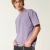 Boxy Heavyweight Washed Crew T-Shirt,Boxy Heavyweight Washed Crew T-Shirt