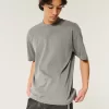 Boxy Heavyweight Washed Crew T-Shirt,Boxy Heavyweight Washed Crew T-Shirt