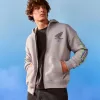 Boxy Honda Racing Graphic Zip-Up Hoodie,Boxy Honda Racing Graphic Zip-Up Hoodie