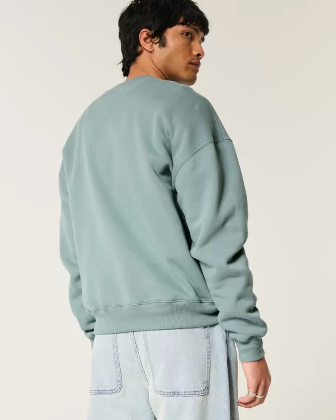 Boxy LA Finals Tennis Graphic Crew Sweatshirt,Boxy LA Finals Tennis Graphic Crew Sweatshirt