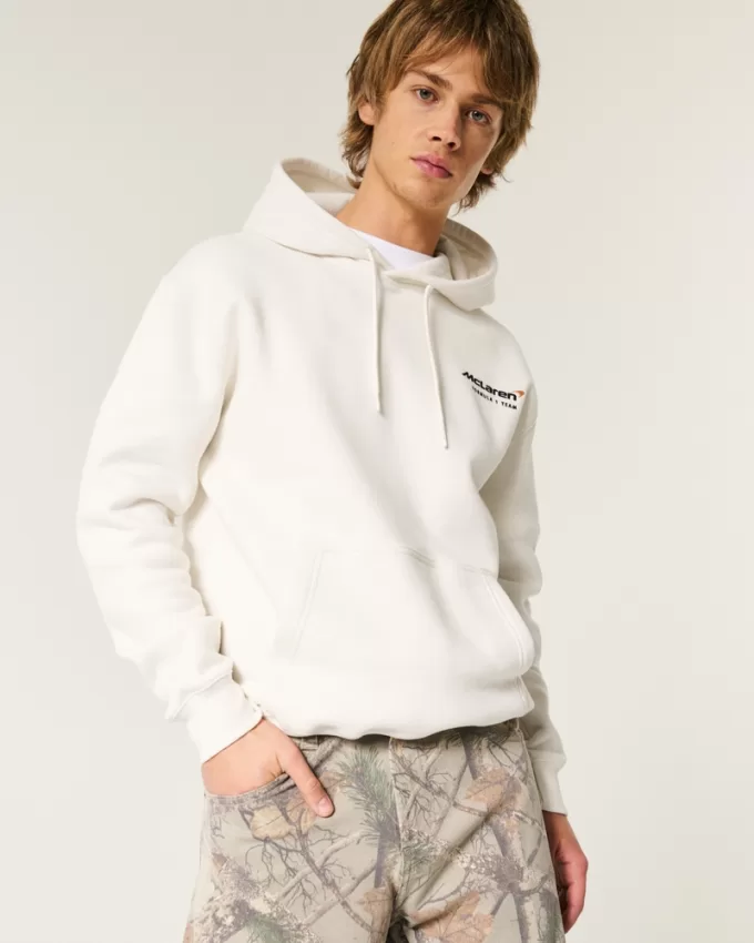 Boxy McLaren Graphic Hoodie,Boxy McLaren Graphic Hoodie