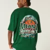 Boxy Miami Hurricanes Graphic Tee,Boxy Miami Hurricanes Graphic Tee