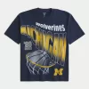 Boxy Michigan Wolverines Graphic Tee,Boxy Michigan Wolverines Graphic Tee Boxy Michigan Wolverines Graphic Tee,Boxy Michigan Wolverines Graphic Tee