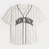 Boxy Montauk Graphic Baseball Jersey,Boxy Montauk Graphic Baseball Jersey Boxy Montauk Graphic Baseball Jersey,Boxy Montauk Graphic Baseball Jersey