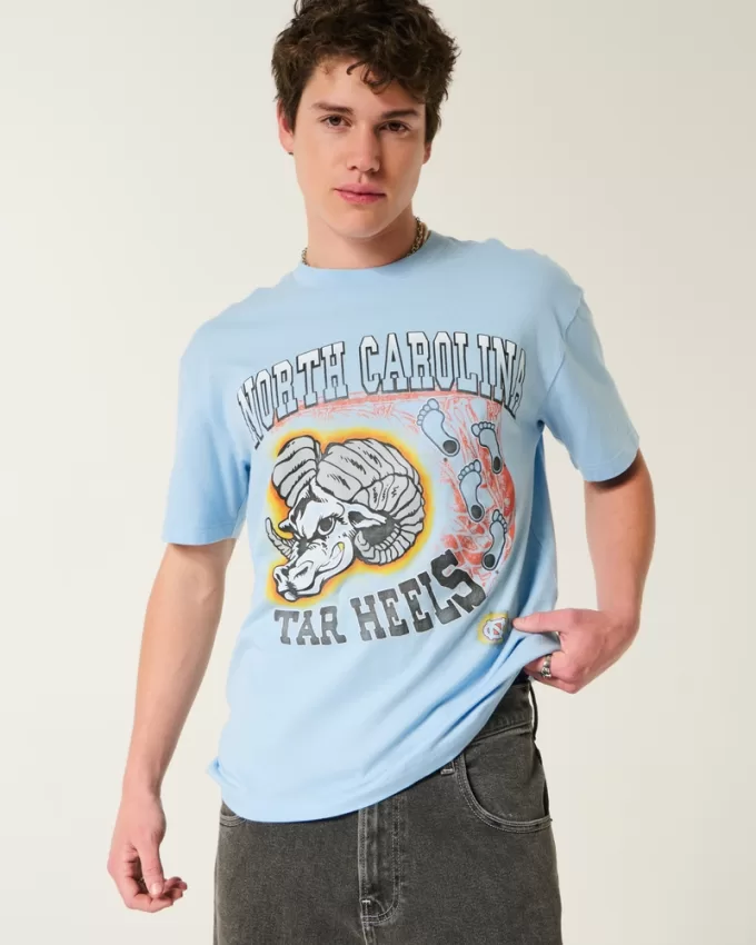 Boxy North Carolina Tar Heels Graphic Tee,Boxy North Carolina Tar Heels Graphic Tee