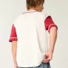 Boxy Number Graphic Baseball Jersey,Boxy Number Graphic Baseball Jersey Boxy Number Graphic Baseball Jersey,Boxy Number Graphic Baseball Jersey