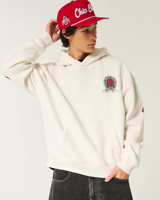 Boxy Ohio State Buckeyes Graphic Hoodie,Boxy Ohio State Buckeyes Graphic Hoodie Boxy Ohio State Buckeyes Graphic Hoodie,Boxy Ohio State Buckeyes Graphic Hoodie