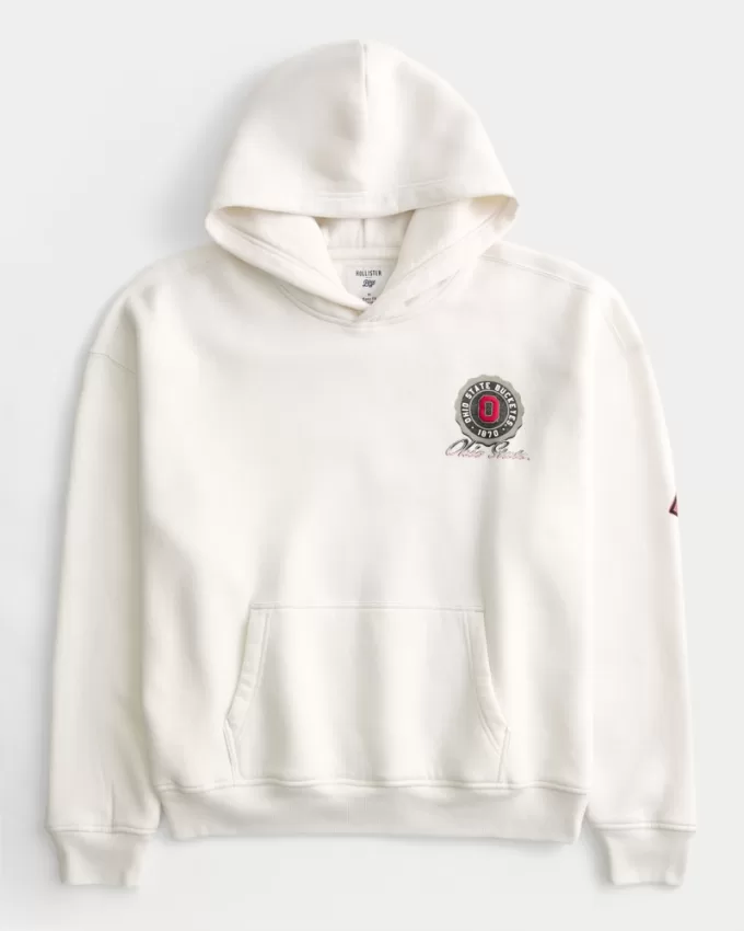 Boxy Ohio State Buckeyes Graphic Hoodie,Boxy Ohio State Buckeyes Graphic Hoodie Boxy Ohio State Buckeyes Graphic Hoodie,Boxy Ohio State Buckeyes Graphic Hoodie