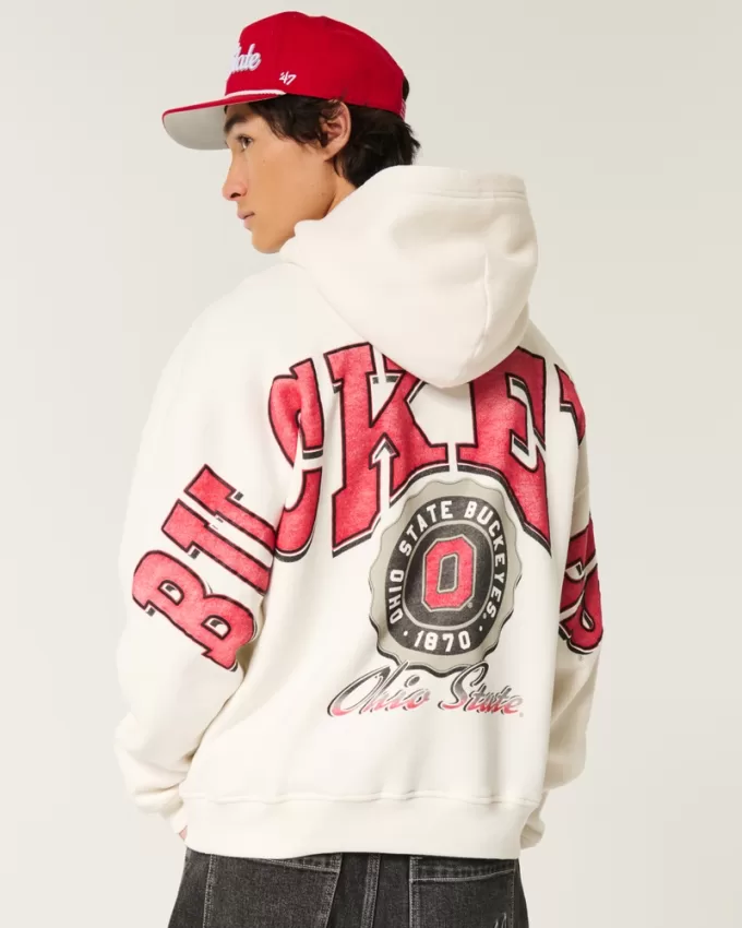 Boxy Ohio State Buckeyes Graphic Hoodie,Boxy Ohio State Buckeyes Graphic Hoodie Boxy Ohio State Buckeyes Graphic Hoodie,Boxy Ohio State Buckeyes Graphic Hoodie
