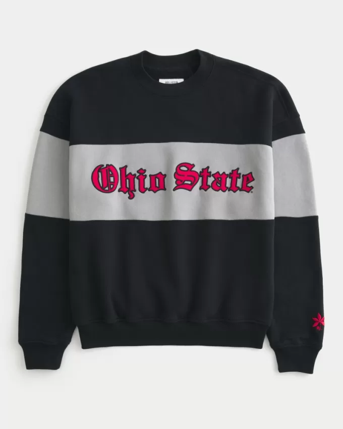 Boxy Ohio State Graphic Crew Sweatshirt,Boxy Ohio State Graphic Crew Sweatshirt Boxy Ohio State Graphic Crew Sweatshirt,Boxy Ohio State Graphic Crew Sweatshirt