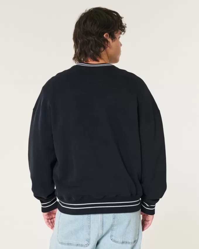 Boxy Penn State University Graphic Crew Sweatshirt,Boxy Penn State University Graphic Crew Sweatshirt Boxy Penn State University Graphic Crew Sweatshirt,Boxy Penn State University Graphic Crew Sweatshirt