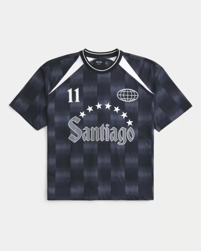 Boxy Santiago Graphic Soccer Jersey,Boxy Santiago Graphic Soccer Jersey Boxy Santiago Graphic Soccer Jersey,Boxy Santiago Graphic Soccer Jersey