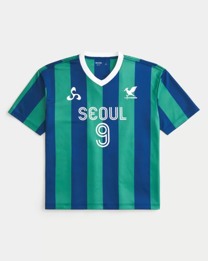 Boxy Seoul Graphic Soccer Jersey,Boxy Seoul Graphic Soccer Jersey Boxy Seoul Graphic Soccer Jersey,Boxy Seoul Graphic Soccer Jersey