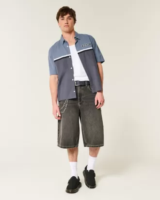 Boxy Shelby Graphic Workwear Shirt,Boxy Shelby Graphic Workwear Shirt