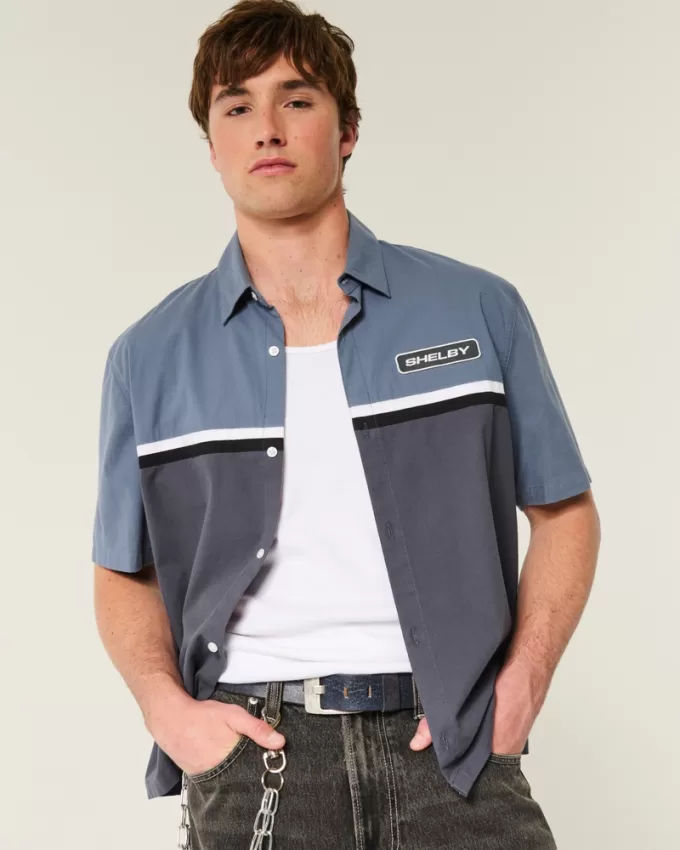 Boxy Shelby Graphic Workwear Shirt,Boxy Shelby Graphic Workwear Shirt Boxy Shelby Graphic Workwear Shirt,Boxy Shelby Graphic Workwear Shirt