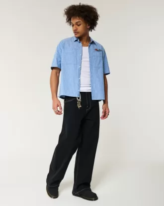 Boxy Short-Sleeve Chevrolet Corvette Graphic Shirt,Boxy Short-Sleeve Chevrolet Corvette Graphic Shirt