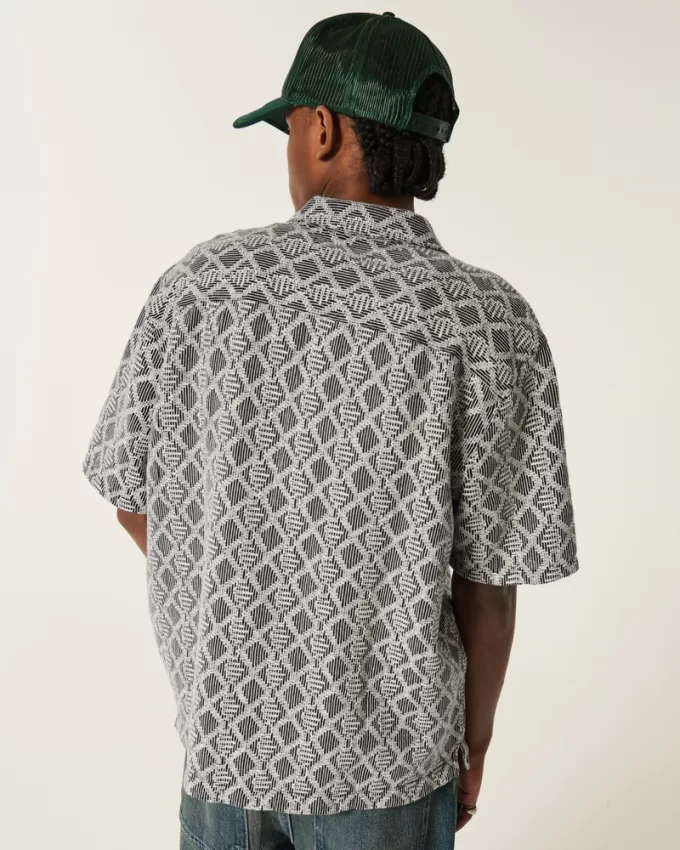 Boxy Short-Sleeve Crochet-Style Shirt,Boxy Short-Sleeve Crochet-Style Shirt Boxy Short-Sleeve Crochet-Style Shirt,Boxy Short-Sleeve Crochet-Style Shirt