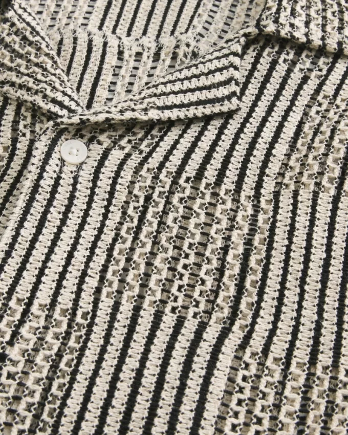 Boxy Short-Sleeve Crochet-Style Shirt,Boxy Short-Sleeve Crochet-Style Shirt Boxy Short-Sleeve Crochet-Style Shirt,Boxy Short-Sleeve Crochet-Style Shirt