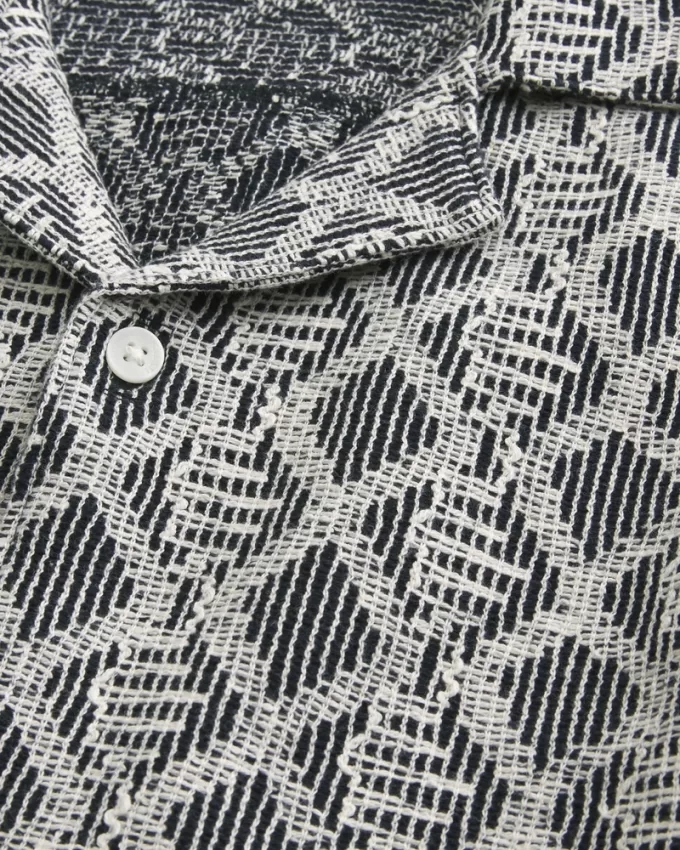 Boxy Short-Sleeve Crochet-Style Shirt,Boxy Short-Sleeve Crochet-Style Shirt Boxy Short-Sleeve Crochet-Style Shirt,Boxy Short-Sleeve Crochet-Style Shirt