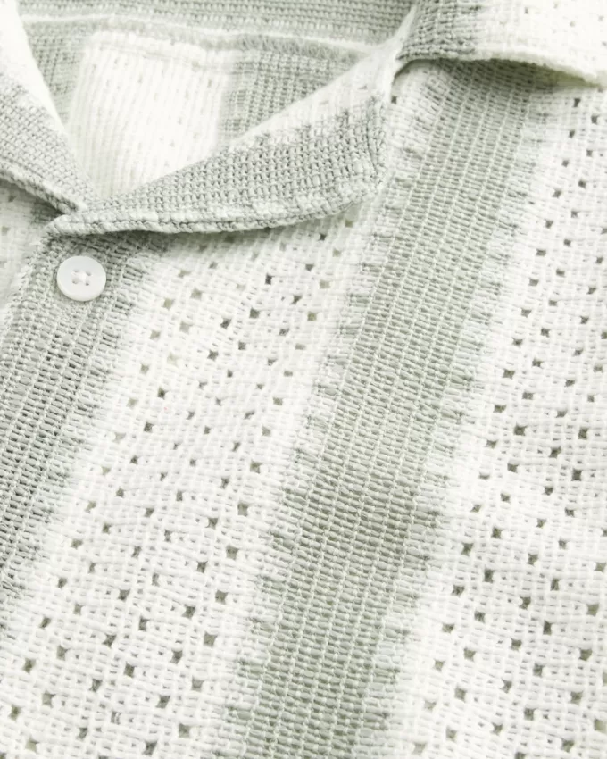 Boxy Short-Sleeve Crochet-Style Shirt,Boxy Short-Sleeve Crochet-Style Shirt Boxy Short-Sleeve Crochet-Style Shirt,Boxy Short-Sleeve Crochet-Style Shirt