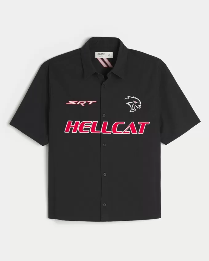 Boxy Short-Sleeve Dodge Hellcat Graphic Shirt,Boxy Short-Sleeve Dodge Hellcat Graphic Shirt Boxy Short-Sleeve Dodge Hellcat Graphic Shirt,Boxy Short-Sleeve Dodge Hellcat Graphic Shirt