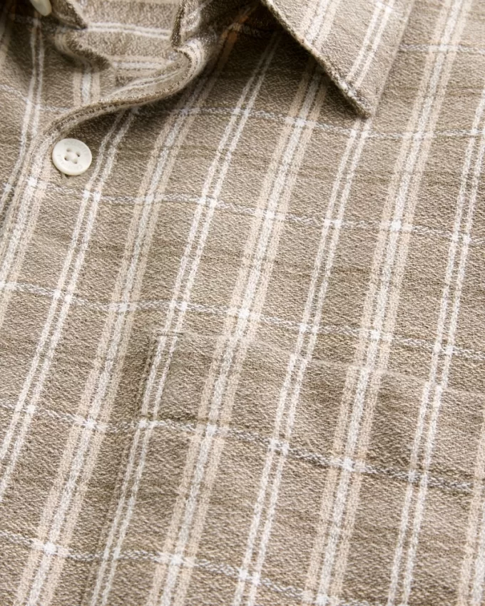 Boxy Short-Sleeve Plaid Shirt,Boxy Short-Sleeve Plaid Shirt Boxy Short-Sleeve Plaid Shirt,Boxy Short-Sleeve Plaid Shirt