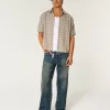 Boxy Short-Sleeve Plaid Shirt,Boxy Short-Sleeve Plaid Shirt Boxy Short-Sleeve Plaid Shirt,Boxy Short-Sleeve Plaid Shirt