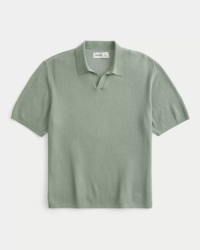 Boxy Sweater Polo,Boxy Sweater Polo Boxy Sweater Polo,Boxy Sweater Polo