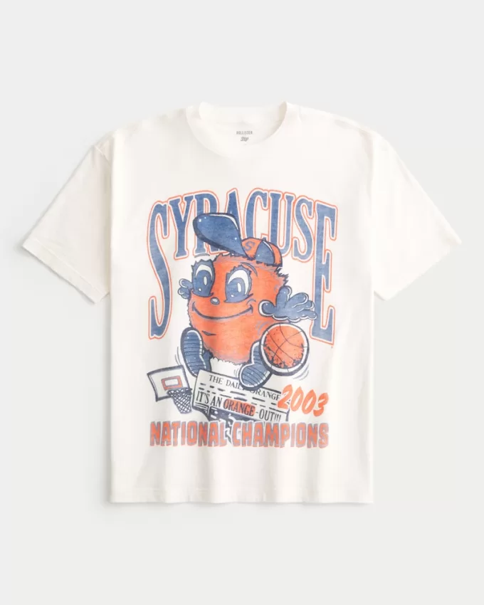 Boxy Syracuse Graphic Tee,Boxy Syracuse Graphic Tee Boxy Syracuse Graphic Tee,Boxy Syracuse Graphic Tee