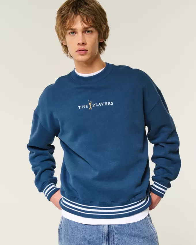 Boxy The Players Golf Graphic Crew Sweatshirt,Boxy The Players Golf Graphic Crew Sweatshirt Boxy The Players Golf Graphic Crew Sweatshirt,Boxy The Players Golf Graphic Crew Sweatshirt