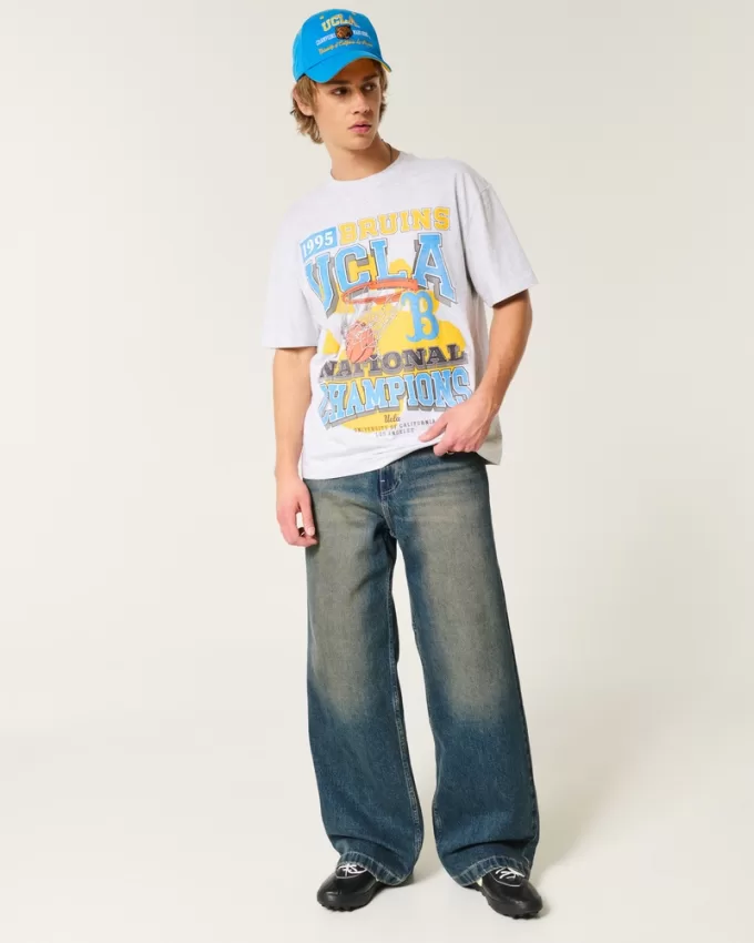 Boxy UCLA Bruins Graphic Tee,Boxy UCLA Bruins Graphic Tee