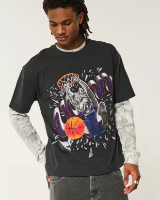 Boxy UConn Graphic Tee,Boxy UConn Graphic Tee Boxy UConn Graphic Tee,Boxy UConn Graphic Tee