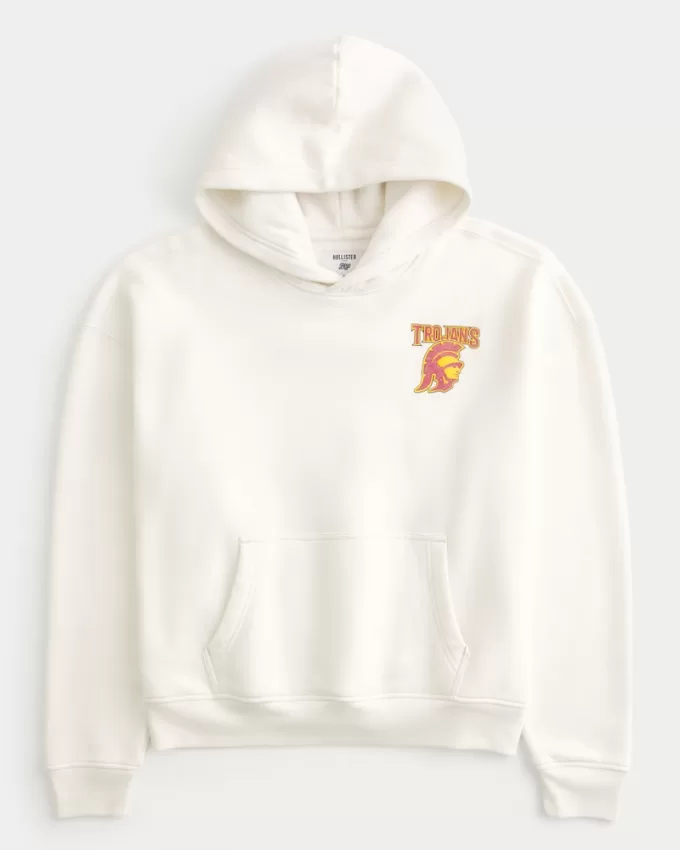 Boxy USC Trojans Graphic Hoodie,Boxy USC Trojans Graphic Hoodie Boxy USC Trojans Graphic Hoodie,Boxy USC Trojans Graphic Hoodie