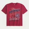 Boxy University of Arizona Wildcats Graphic Tee,Boxy University of Arizona Wildcats Graphic Tee