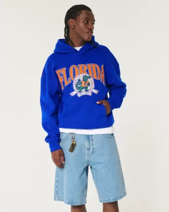 Boxy University of Florida Gators Graphic Hoodie,Boxy University of Florida Gators Graphic Hoodie