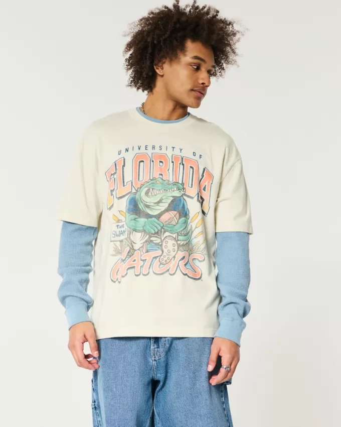 Boxy University of Florida Gators Graphic Tee,Boxy University of Florida Gators Graphic Tee Boxy University of Florida Gators Graphic Tee,Boxy University of Florida Gators Graphic Tee