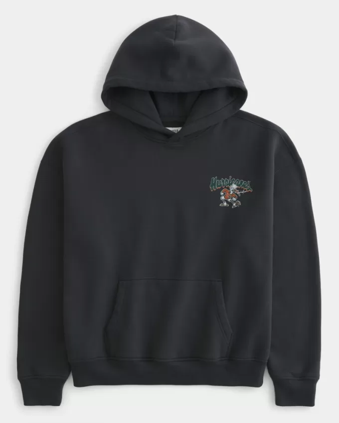 Boxy University of Miami Graphic Hoodie,Boxy University of Miami Graphic Hoodie Boxy University of Miami Graphic Hoodie,Boxy University of Miami Graphic Hoodie