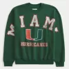 Boxy University of Miami Hurricanes Graphic Crew Sweatshirt,Boxy University of Miami Hurricanes Graphic Crew Sweatshirt Boxy University of Miami Hurricanes Graphic Crew Sweatshirt,Boxy University of Miami Hurricanes Graphic Crew Sweatshirt