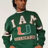 Boxy University of Miami Hurricanes Graphic Crew Sweatshirt,Boxy University of Miami Hurricanes Graphic Crew Sweatshirt Boxy University of Miami Hurricanes Graphic Crew Sweatshirt,Boxy University of Miami Hurricanes Graphic Crew Sweatshirt