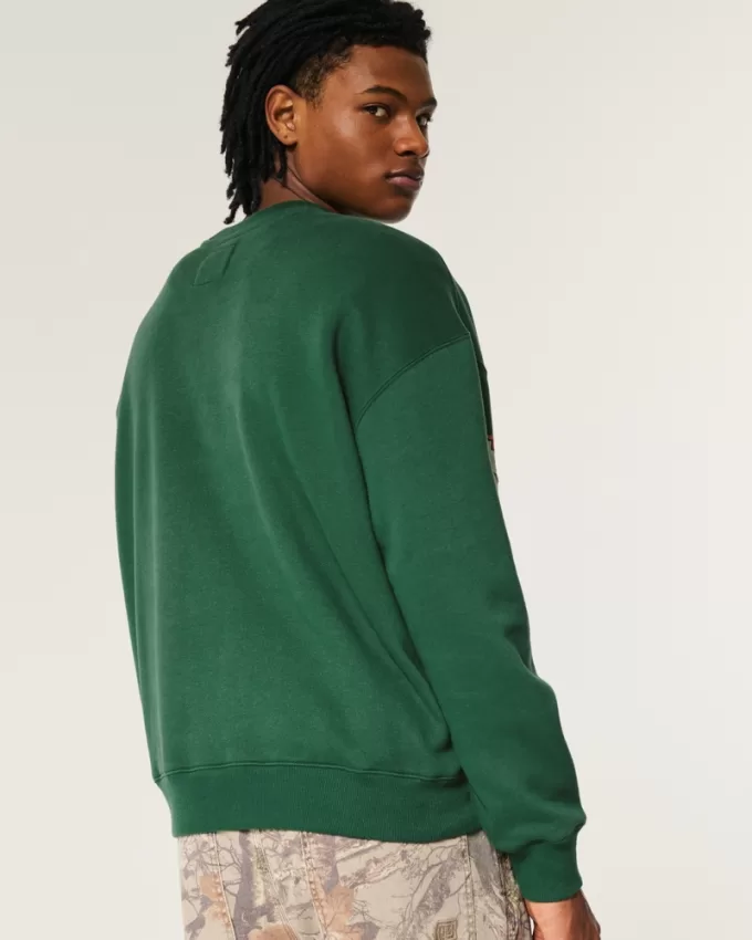 Boxy University of Miami Hurricanes Graphic Crew Sweatshirt,Boxy University of Miami Hurricanes Graphic Crew Sweatshirt Boxy University of Miami Hurricanes Graphic Crew Sweatshirt,Boxy University of Miami Hurricanes Graphic Crew Sweatshirt